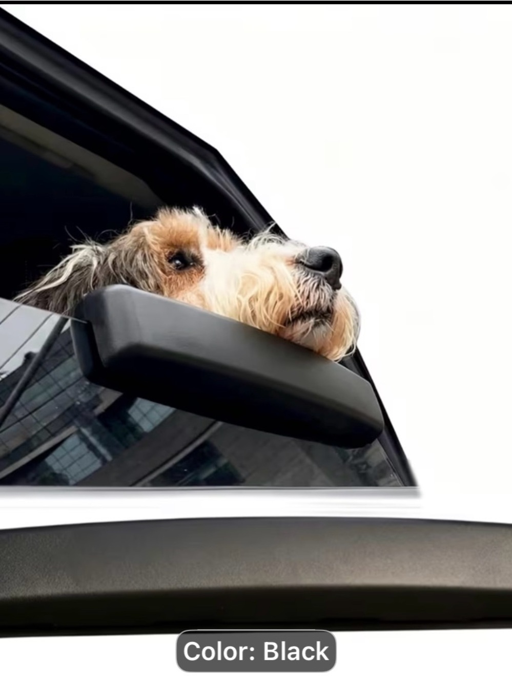 Black Dog Car Window Perch - foam protection